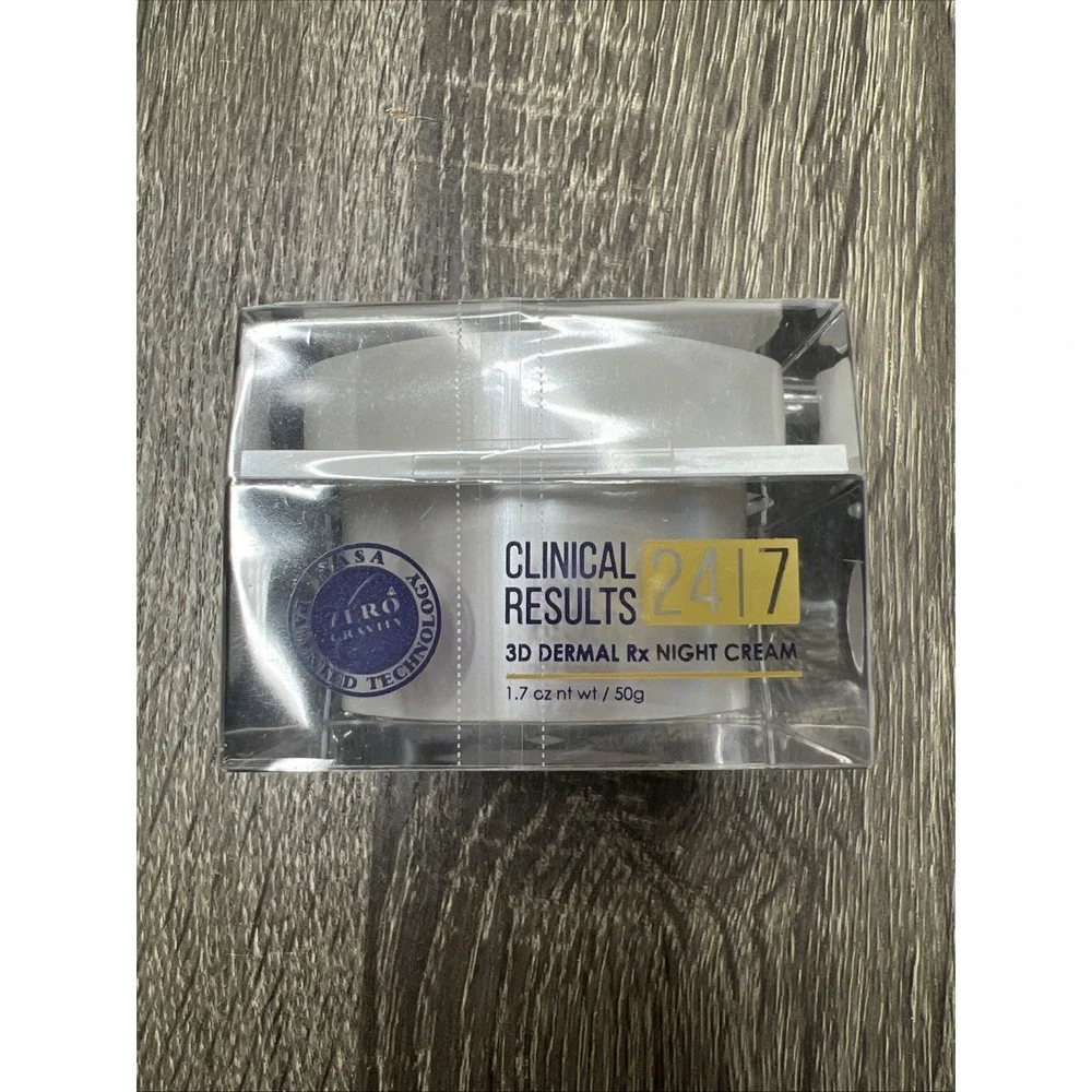 Clinical Results 24/7 3D Dermal Rx Night Cream 1.7 oz 50g New Sealed - Picture 1 of 10